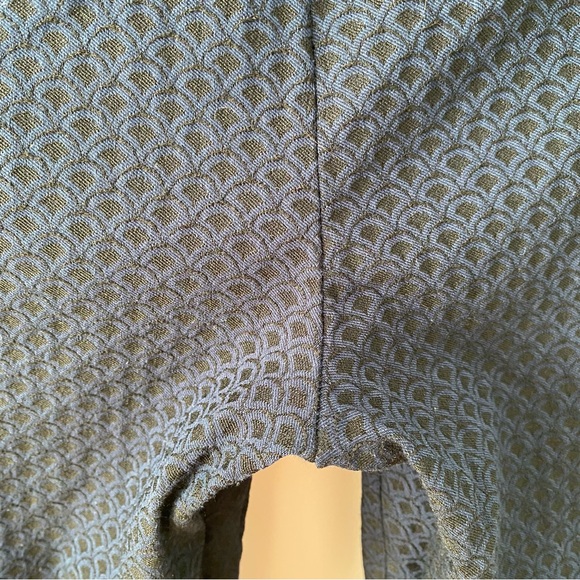 Reitmans navy blue and black geometric print straight leg work pant size 6 women - Picture 11 of 14